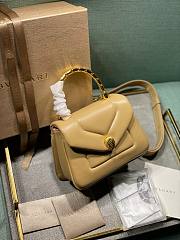 Bvlgari serpenti reverse top handle beige bag  - 4