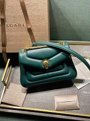 Bvlgari Serpenti Reverse Blue Shoulder Bag - 1