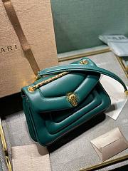 Bvlgari Serpenti Reverse Blue Shoulder Bag - 4