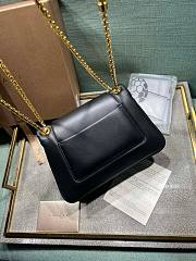 Bvlgari Serpenti Reverse Black Shoulder Bag  - 6