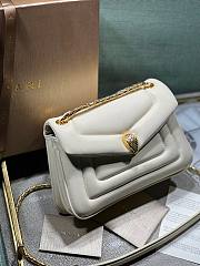 Bvlgari Serpenti Reverse White Shoulder Bag - 5