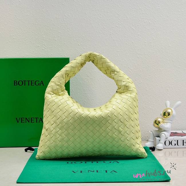 Bottega Veneta medium hop yellow leather bag  - 1