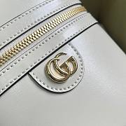 Gucci mini bamboo white shoulder bag - 6