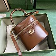 Gucci mini bamboo brown shoulder bag - 6