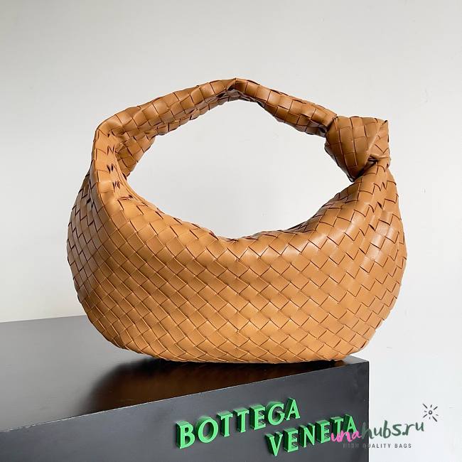 Bottega Veneta Large Ladies Jodie Hobo Brown Bag - 1