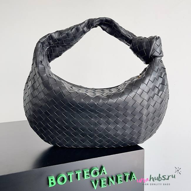 Bottega Veneta Large Ladies Jodie Hobo Black Bag - 1