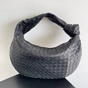 Bottega Veneta Large Ladies Jodie Hobo Black Bag - 4