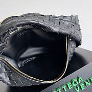 Bottega Veneta Large Ladies Jodie Hobo Black Bag - 6