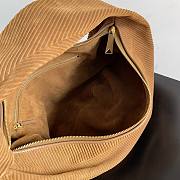 Bottega Veneta Large Ladies Jodie Hobo Brown Velvet Bag - 3