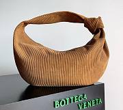 Bottega Veneta Large Ladies Jodie Hobo Brown Velvet Bag - 1