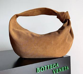 Bottega Veneta Large Ladies Jodie Hobo Brown Velvet Bag