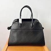 The Row Margaux 15 black faux leather tote Bag - 1