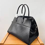 The Row Margaux 15 black faux leather tote Bag - 6