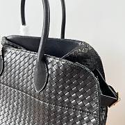 The Row Margaux 15 black faux leather tote Bag - 2