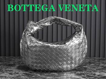 Bottega Veneta Meidum Ladies Jodie Hobo Silver Bag