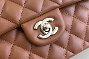 Chanel CF 25 beige lambskin gold hardware bag - 5