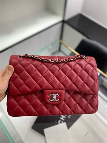 Chanel CF 30 red lambskin gold hardware bag