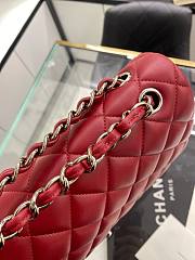 Chanel CF 30 red lambskin gold hardware bag - 4