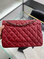 Chanel CF 30 red lambskin gold hardware bag - 3