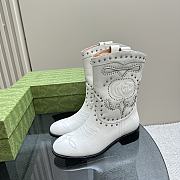 Gucci cowboy boots ( black/ brown/ white) - 5