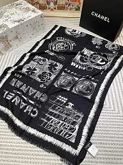 Chanel black scarf  - 2