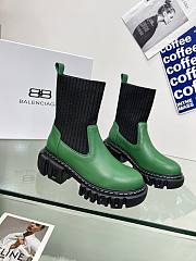 Balenciaga boots ( black/ green) - 2