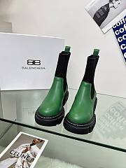 Balenciaga boots ( black/ green) - 6