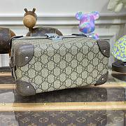 Gucci GG Supreme Monogram Brown Globe Trotter Bag - 3