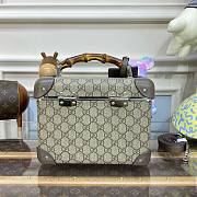 Gucci GG Supreme Monogram Brown Globe Trotter Bag - 4