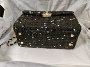 Chanel tweed sequin box bag  - 5