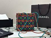 Chanel 22 Calfskin Macrame Mini Shopping Bag - 5