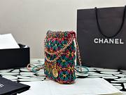 Chanel 22 Calfskin Macrame Mini Shopping Bag - 3