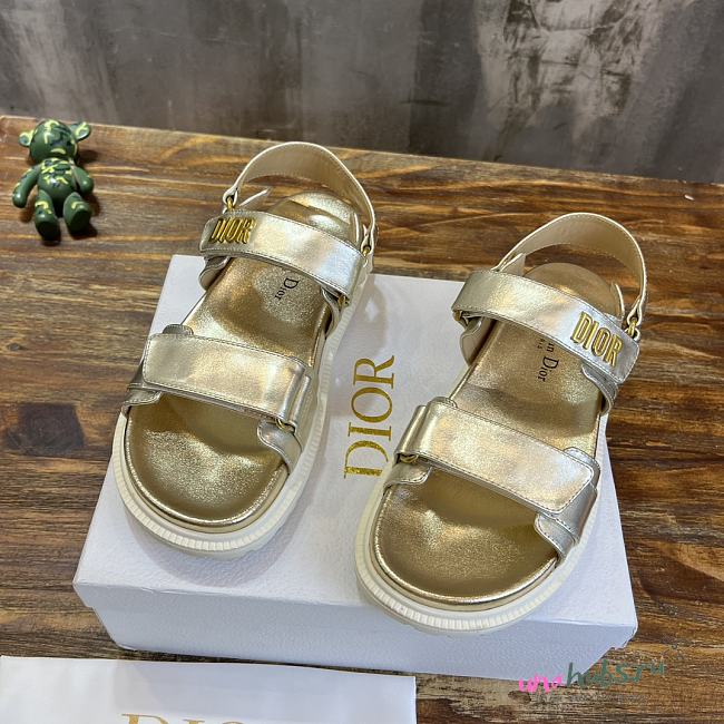 Dior gold sandals - 1