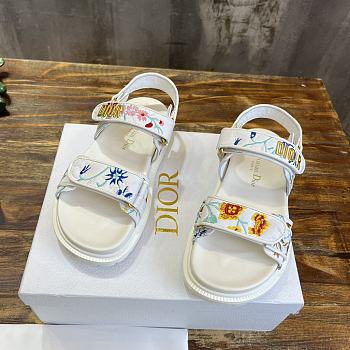 Dior flower sandals