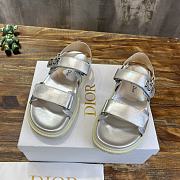 Dior silver sandals - 1