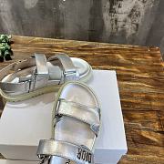 Dior silver sandals - 4