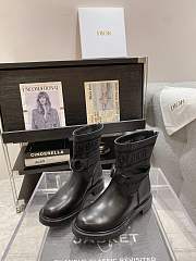 Dior D-Major Black Leather Boots - 3