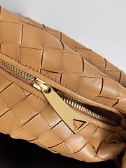 Bottega Veneta Maxi BV Jodie intrecciato brown leather hobo bag - 4