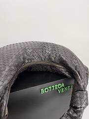 Bottega Veneta Maxi BV Jodie intrecciato coffee leather hobo bag - 6