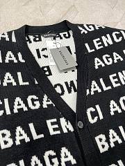 Balenciaga unisex black cardigan - 3