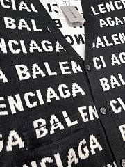 Balenciaga unisex black cardigan - 4