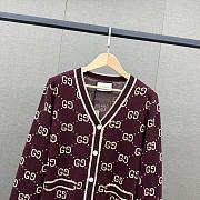 Gucci GG jacquard wool bouclé cardigan - 4