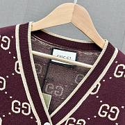 Gucci GG jacquard wool bouclé cardigan - 2