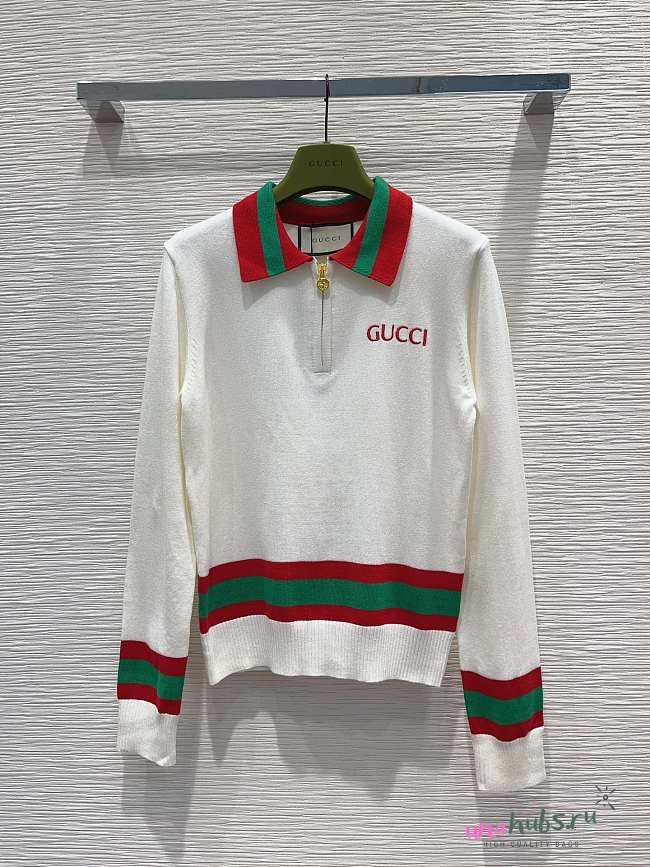 Gucci White Cardigan - 1