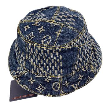 Louis Vuitton denim hat ( black/ blue)