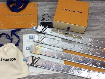 Louis Vuitton silver belt ( various color hardware)