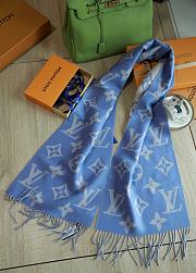 Louis Vuitton blue scarf - 2