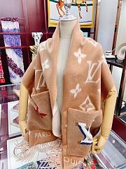 Louis Vuitton Teddy Brown Scarf  - 1