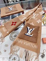 Louis Vuitton Teddy Brown Scarf  - 5