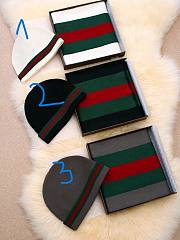 Gucci hat scarf set ( 3 colors) - 1